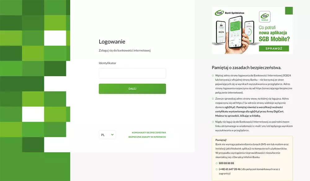screen jak doładować w sgb
